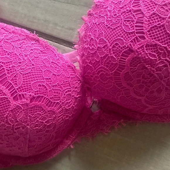 PINK fuchsia push up bra - Picture 2 of 7